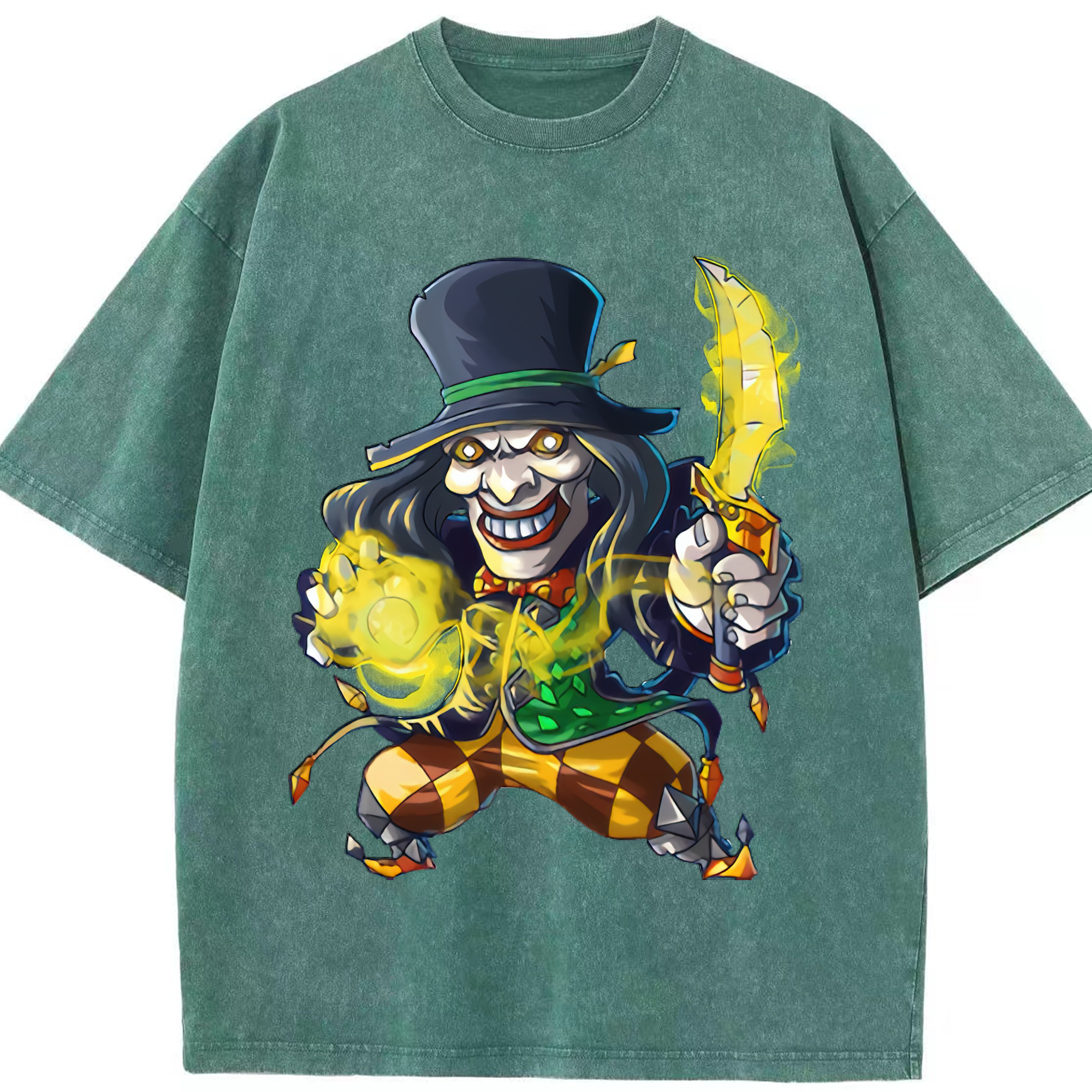 リーグ・オブ・レジェンド League of Legends LOL 綿100% ヴィンテージ風 半袖Tシャツ（フロントプリント）